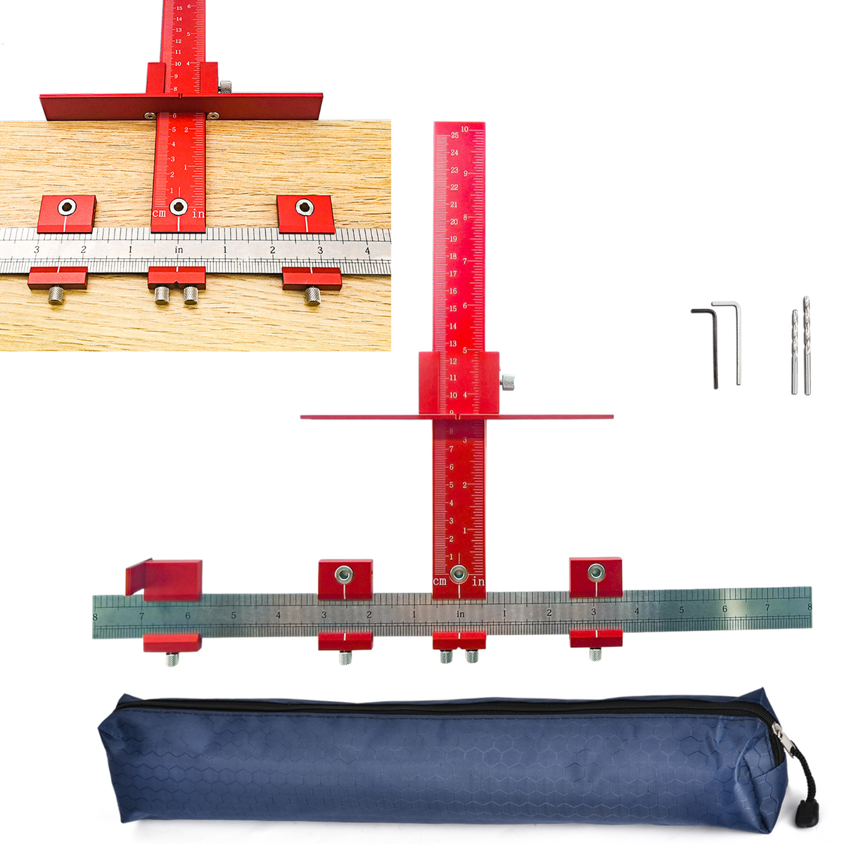 Aiwons Cabinet Hardware Handle Jig,True Position Cabinet Installation