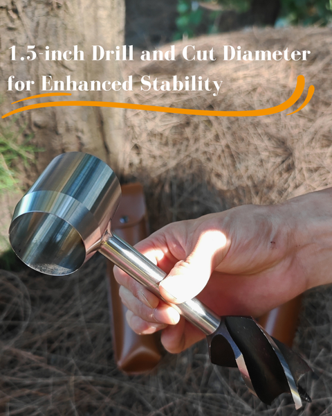 Foret-meche,Perceuse à bois,outil multifonctionnel de survie,clé à main Foret-meche,Perceuse à bois,outil multifonctionnel de survie,clé à main