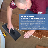 Tapping Block, Big & Weighted Floor Installation Block W/ Handle No Hammer Required, for Laminate/Wood/Hardwood/LVT/LVP/Vinyl Plank Flooring, Heavy Flooring Tapping Tool -by MinliGUY