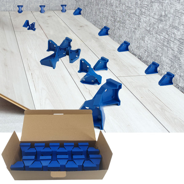 2 in 1 Vinyl/Wood Flooring Spacers, MinliGUY Flooring Installation Spacers, Upgrade Wall Spacers for Laminate/Hardwood/Floating Vinyl/LVT/Tiles Flooring with 1/4 inch and 1/2 inch gap-20 PCS
