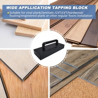 Tapping Block, Big & Weighted Floor Installation Block W/ Handle No Hammer Required, for Laminate/Wood/Hardwood/LVT/LVP/Vinyl Plank Flooring, Heavy Flooring Tapping Tool -by MinliGUY