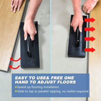 Tapping Block, Big & Weighted Floor Installation Block W/ Handle No Hammer Required, for Laminate/Wood/Hardwood/LVT/LVP/Vinyl Plank Flooring, Heavy Flooring Tapping Tool -by MinliGUY